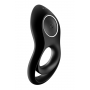 Vibrējošais erekcijas gredzens melns - SATISFYER LEGENDARY DUO