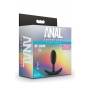 ANAL ADVENTURES SILICONE VIBRA SLIM PLUG SMALL BLACK
