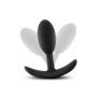 ANAL ADVENTURES SILICONE VIBRA SLIM PLUG SMALL BLACK