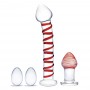 Glas - Mr. Swirly 4 pc Set with Glass Kegel Balls & Butt Plug