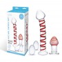 Glas - Mr. Swirly 4 pc Set with Glass Kegel Balls & Butt Plug