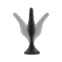 ANAL ADVENTURES PLATINUM SILICONE BEGINNER PLUG LARGE BLACK