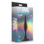 ANAL ADVENTURES PLATINUM SILICONE BEGINNER PLUG LARGE BLACK
