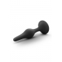ANAL ADVENTURES PLATINUM SILICONE BEGINNER PLUG LARGE BLACK
