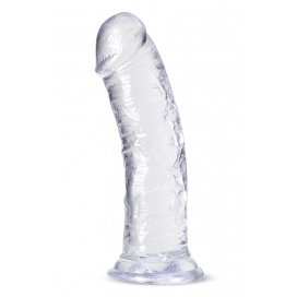 Dildo 20,3cm caurspīdīgs - B Yours Plus Roar N' Ride
