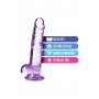 NATURALLY YOURS 7" CRYSTALLINE DILDO AMETHYST