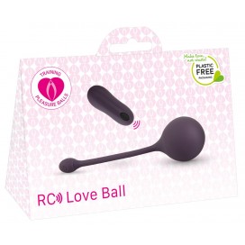 Kegel iegurņa pamatnes treniņa un baudas vibrolode - RC Love Ball