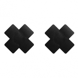 Bye Bra - X Nipple Covers Black One-Size