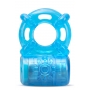 STAY HARD 5 FUNCTION COCK RING BLUE