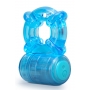 STAY HARD 5 FUNCTION COCK RING BLUE