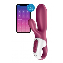 Vibrators ar klitora stimulāciju un aplikāciju - SATISFYER HOT BUNNY