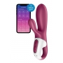 Vibrators ar klitora stimulāciju un aplikāciju - SATISFYER HOT BUNNY