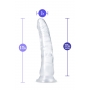 Dildo 22cm caurspīdīgs - B YOURS DIAMOND GLISTEN