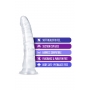 Dildo 22cm caurspīdīgs - B YOURS DIAMOND GLISTEN