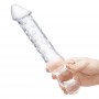 Glas - Double Ended Glass Dildo with Anal Beads