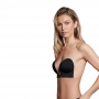 Bye Bra - Seamless U-Style Bra Cup D Black
