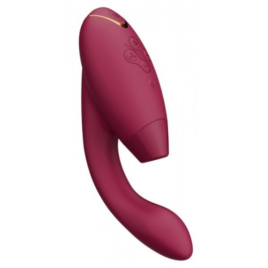 Air pulsator and G-spot stimulator - Womanizer Duo 2 Bordeaux