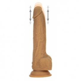 Grūdienu vibrējošs dildo 22,9cm - Naked Addiction