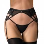 Black suspender belt M/L - Obsessive Donarella