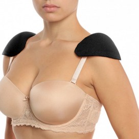 Shoulder bra pads black - Bye bra