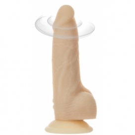 Reālistisks vibrējošs dildo ar tālvadības pulti 18cm miesas krāsa - NAKED ADDICTION