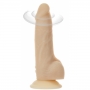 Reālistisks vibrējošs dildo ar tālvadības pulti 18cm miesas krāsa - NAKED ADDICTION