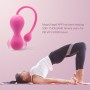Vibrējoša Kegel Vaginālā Bumbiņa ar Aplikāciju rozā - Magic motion