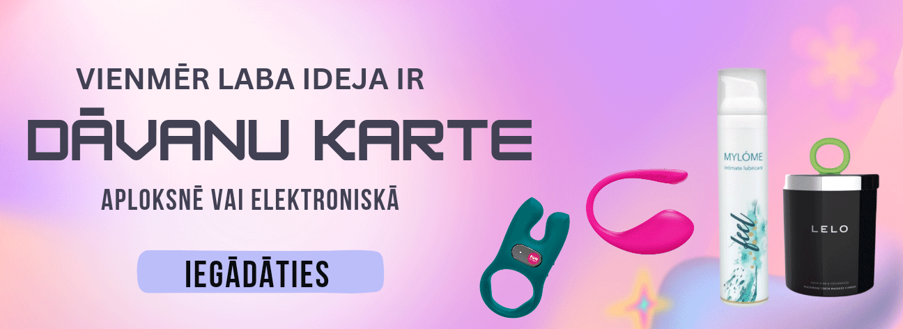 Dāvanu karte intīmpreču veikals