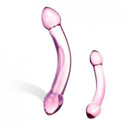 Izliekts stikla dildo – Glas