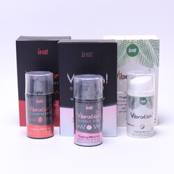 Šķidrie vibratori ar aromātu un garšu 15 ml - INTT